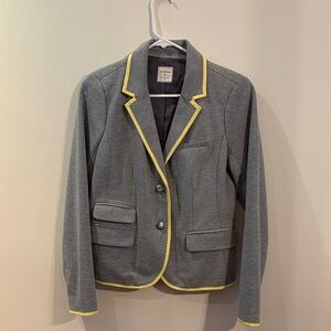 Gap Gray with yellow trim Academy Blazer
